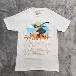 Naruto Sasuke Shippuden Collection Men's T-Shirt Anime Cartoon Size S